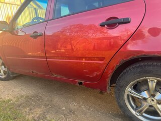 2007 Lada (ВАЗ) Kalina I, красный, 160000 рублей, вид 3