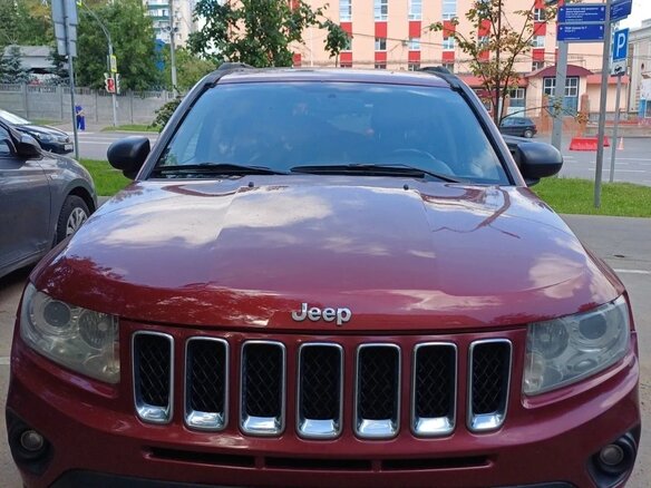 2012 Jeep Compass I Рестайлинг, красный, 950000 рублей