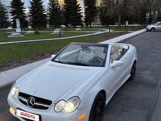 2008 Mercedes-Benz CLK-Класс 350 II (W209) Рестайлинг, белый, 1800000 рублей, вид 2
