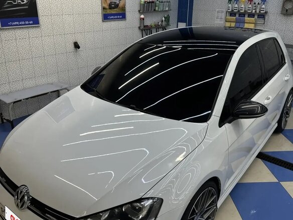 2014 Volkswagen Golf VII, белый - вид 14