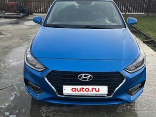 2019 Hyundai Solaris II, синий, 1470000 рублей, вид 1