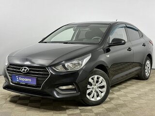 2018 Hyundai Solaris II, чёрный, 1230000 рублей, вид 1