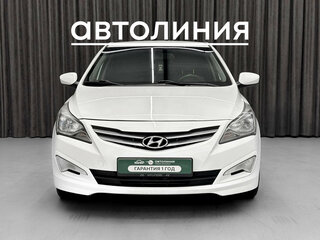 2014 Hyundai Solaris I Рестайлинг, белый, 855000 рублей, вид 1