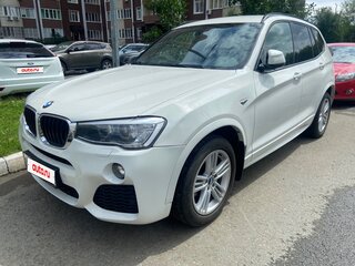 2014 BMW X3 20i xDrive II (F25) Рестайлинг, белый, 1870000 рублей, вид 1