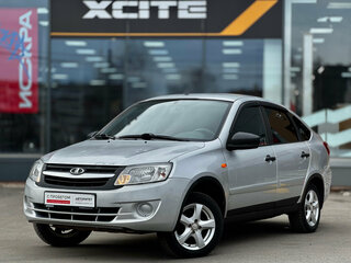 2014 Lada (ВАЗ) Granta I, серебристый, 309000 рублей, вид 1
