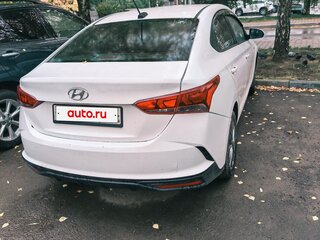 2021 Hyundai Solaris II Рестайлинг, чёрный, 900000 рублей, вид 3