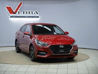 2018 Hyundai Solaris II, красный, 1190000 рублей, вид 3