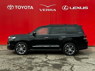 2020 Toyota Land Cruiser 200 Series Рестайлинг 2, чёрный, 7975000 рублей, вид 2