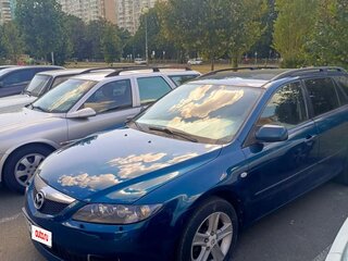 2007 Mazda 6 I (GG) Рестайлинг, синий, 700000 рублей, вид 2