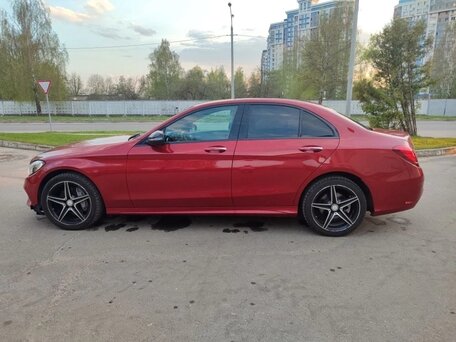 2017 Mercedes-Benz C-Класс 180 9G-TRONIC IV (W205), красный, 2050000 рублей, вид 4