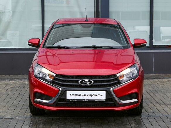 2022 Lada (ВАЗ) Vesta I, красный, 1190000 рублей - вид 7