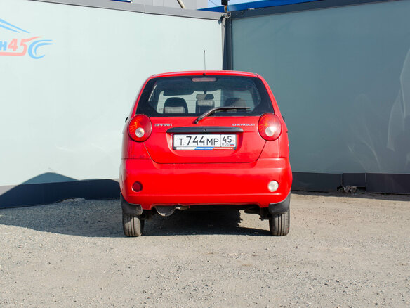 2008 Chevrolet Spark II, красный, 208000 рублей - вид 4