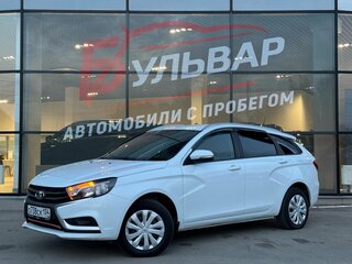 2018 Lada (ВАЗ) Vesta SW I, белый, 890000 рублей, вид 3