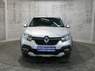 2019 Renault Logan Stepway II Рестайлинг, серебристый, 1017000 рублей, вид 2