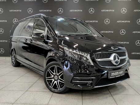2023 Mercedes-Benz V-Класс Extra Long 300 d экстра длинный III (W447) Рестайлинг, чёрный, 9990000 рублей, вид 3