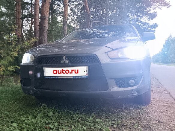 2008 Mitsubishi Lancer X, серый, 400000 рублей