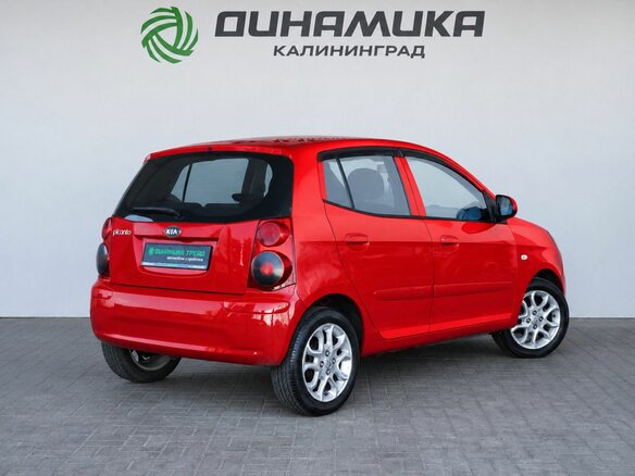 2009 Kia Picanto I Рестайлинг, красный, 460000 рублей - вид 4