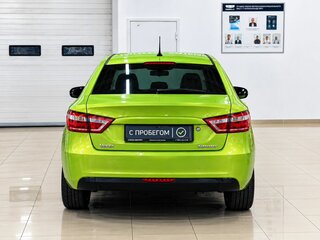 2016 Lada (ВАЗ) Vesta I, зелёный, 729900 рублей, вид 4