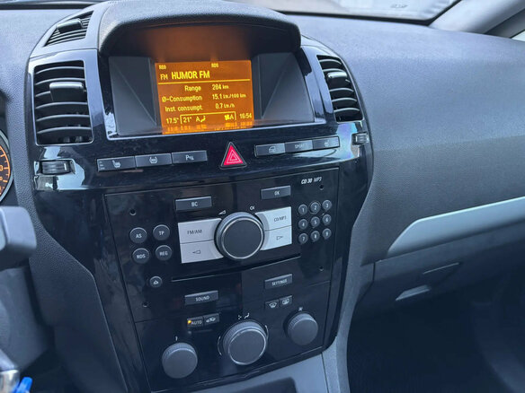 2008 Opel Zafira B Рестайлинг, чёрный - вид 10