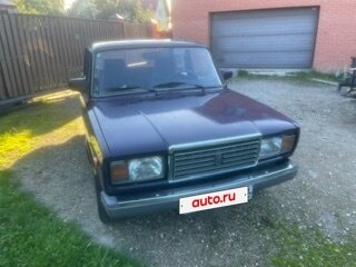 1998 Lada (ВАЗ) 2107, фиолетовый, 300000 рублей, вид 1