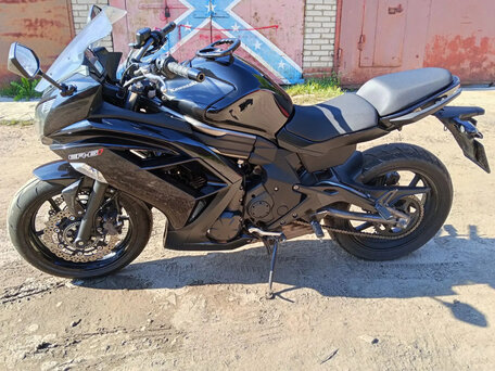 2012 Kawasaki ER-6F (Ninja 650R), чёрный, 510000 рублей, вид 5