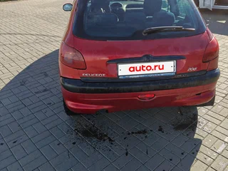 2002 Peugeot 206, красный, 160000 рублей, вид 4
