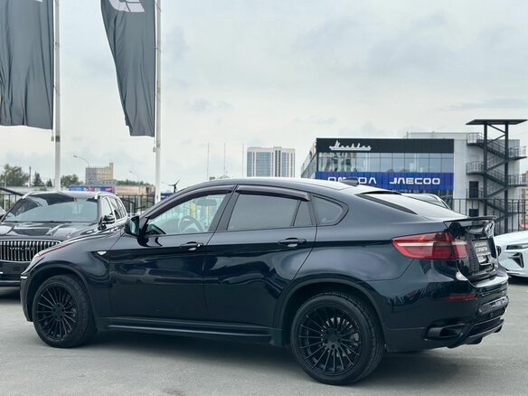 2012 BMW X6 35i I (E71) Рестайлинг, чёрный - вид 6