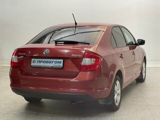 2014 Skoda Rapid I, красный, 935000 рублей, вид 4