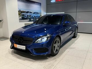 2016 Mercedes-Benz C-Класс 180 IV (W205), синий, 2100000 рублей, вид 2
