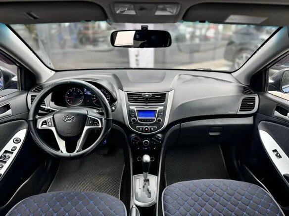 2013 Hyundai Solaris I, синий - вид 6