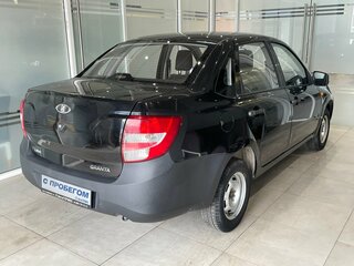 2013 Lada (ВАЗ) Granta I, чёрный, 410000 рублей, вид 4