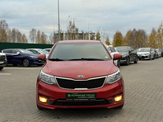 2016 Kia Rio III Рестайлинг, красный, 1155000 рублей, вид 2