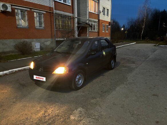 2008 Renault Logan I, серый, 220000 рублей