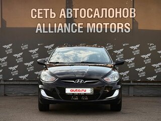 2012 Hyundai Solaris I, чёрный, 750000 рублей, вид 2