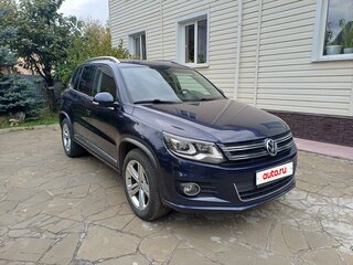 2016 Volkswagen Tiguan I Рестайлинг, синий, 1890000 рублей, вид 3