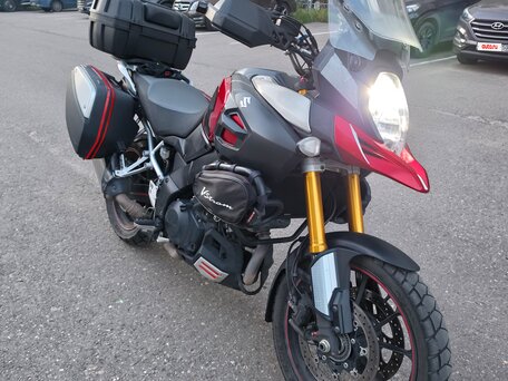 2014 Suzuki V-Strom 1000, красный, 800000 рублей, вид 3