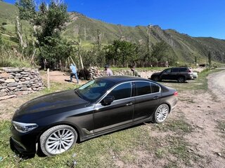 2018 BMW 5 серии 520d xDrive VII (G30/G31/G38), чёрный, 3280000 рублей, вид 5