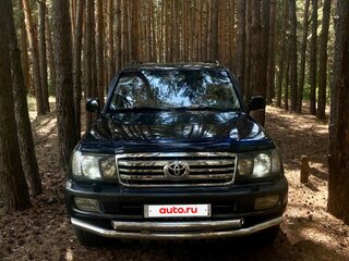 2004 Toyota Land Cruiser 100 Series Рестайлинг 1, чёрный, 2290000 рублей, вид 1