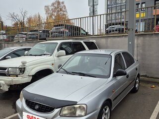 2005 Hyundai Accent ТагАЗ II, серебристый, 330000 рублей, вид 1