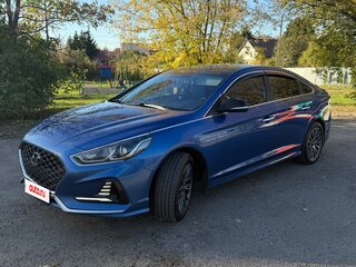 2018 Hyundai Sonata VII (LF) Рестайлинг, зелёный, 1700000 рублей, вид 1