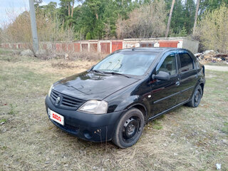 2009 Renault Logan I, чёрный, 220000 рублей, вид 1