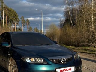 2007 Mazda 6 I (GG) Рестайлинг, синий, 410000 рублей, вид 4