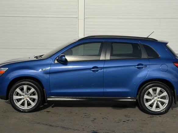 2014 Mitsubishi ASX I Рестайлинг, синий, 1400000 рублей - вид 3