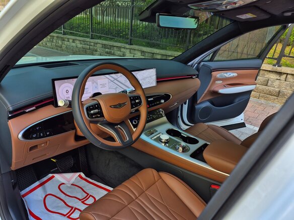 2025 Genesis GV70 I Рестайлинг, белый, 7985069 рублей - вид 6