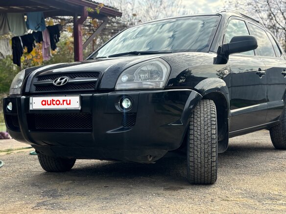 2007 Hyundai Tucson I, чёрный, 530000 рублей - вид 1
