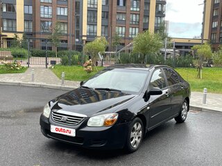 2008 Kia Cerato I Рестайлинг, чёрный, 350000 рублей, вид 1
