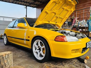 1995 Honda Civic V, жёлтый, 1000000 рублей, вид 1