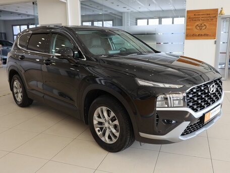 2021 Hyundai Santa Fe IV Рестайлинг, чёрный, 3200000 рублей, вид 3