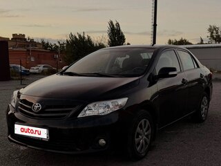 2010 Toyota Corolla X (E140, E150) Рестайлинг, чёрный, 810000 рублей, вид 1
