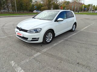 2013 Volkswagen Golf VII, белый, 1250000 рублей, вид 1